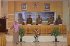Prosesi Upacara Pembukaan - Pelatihan penyusunan Pertanggungjawaban Keuangan Desa - Balai Pemdes di Lampung