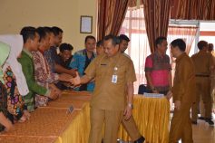 Prosesi Upacara Pembukaan - Pelatihan penyusunan Pertanggungjawaban Keuangan Desa - Balai Pemdes di Lampung