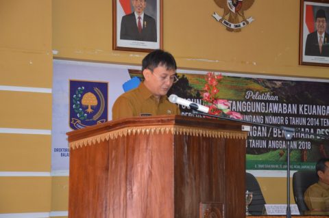 Prosesi Upacara Pembukaan - Pelatihan penyusunan Pertanggungjawaban Keuangan Desa - Balai Pemdes di Lampung
