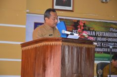 Prosesi Upacara Pembukaan - Pelatihan penyusunan Pertanggungjawaban Keuangan Desa - Balai Pemdes di Lampung